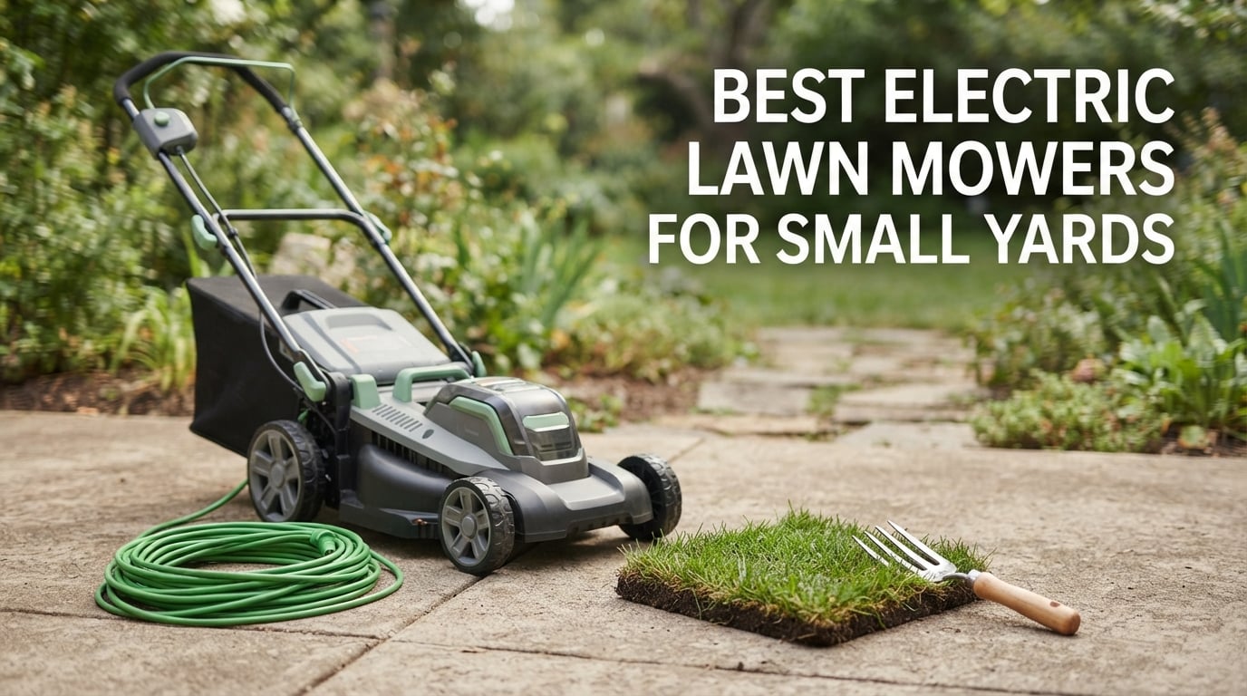 best electric lawn mowers for small yards
