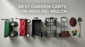 best garden carts for hauling mulch