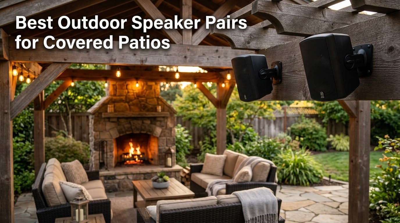 Best Outdoor Speaker Pairs for Covered Patios