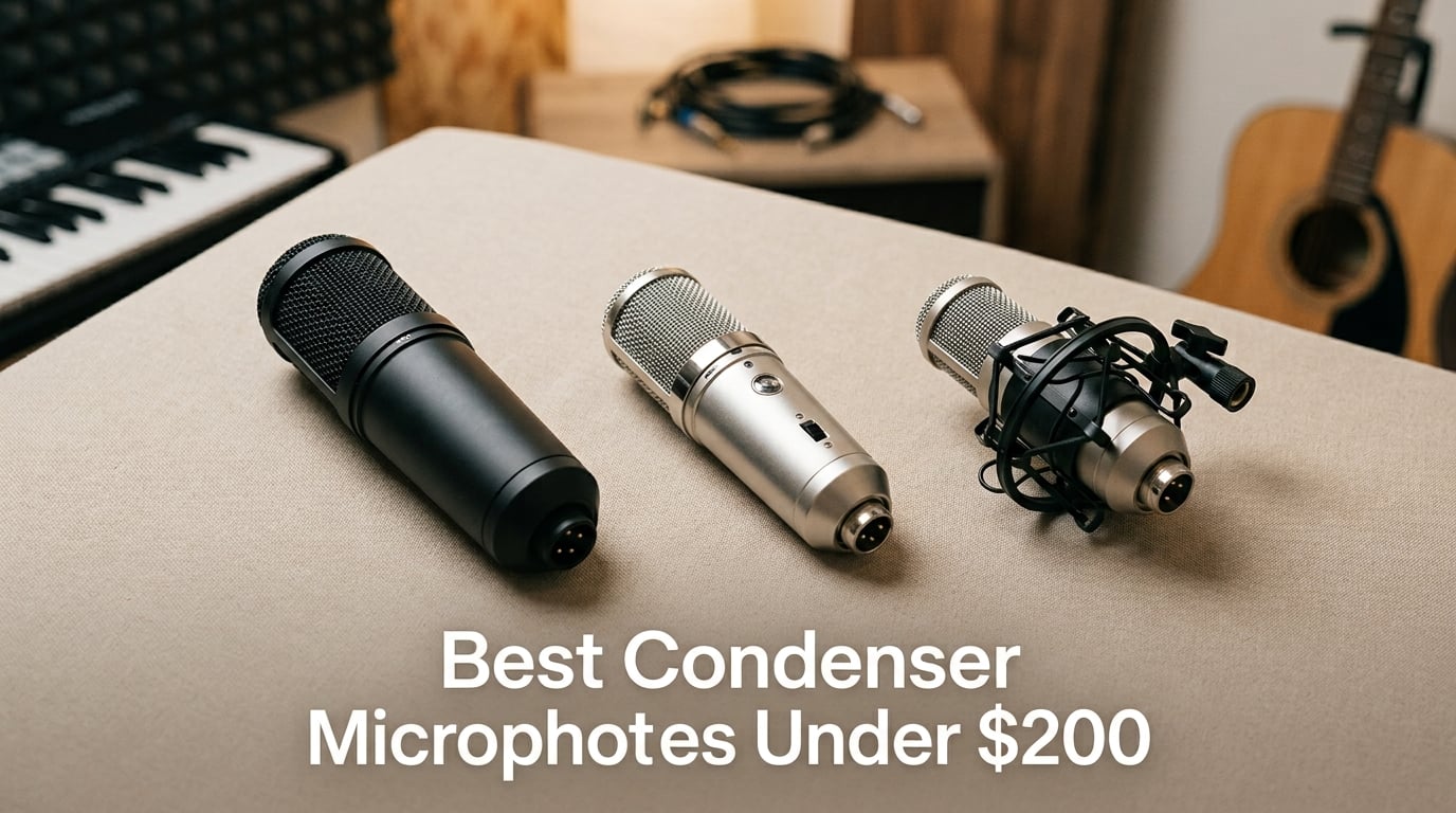 Best Condenser Microphones Under $200
