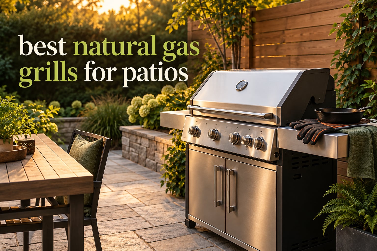 best natural gas grills for patios
