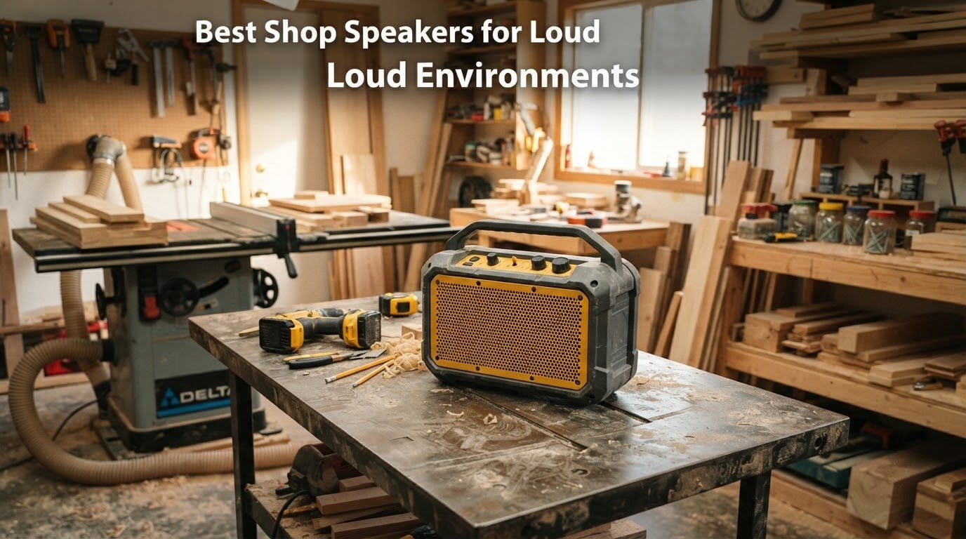 Best Shop Speakers for Loud Environments