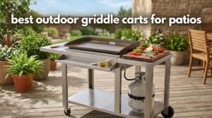 best outdoor griddle carts for patios