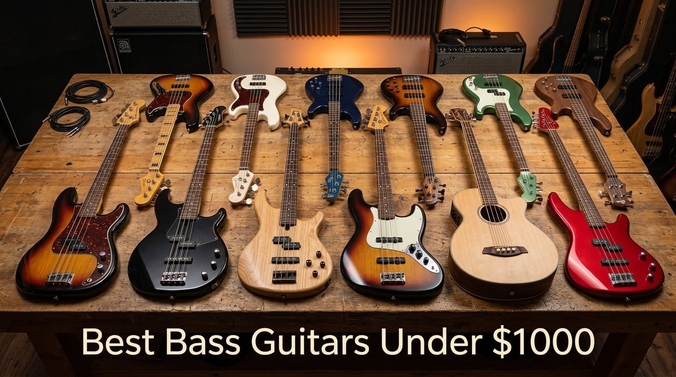 Best Bass Guitars Under $1000