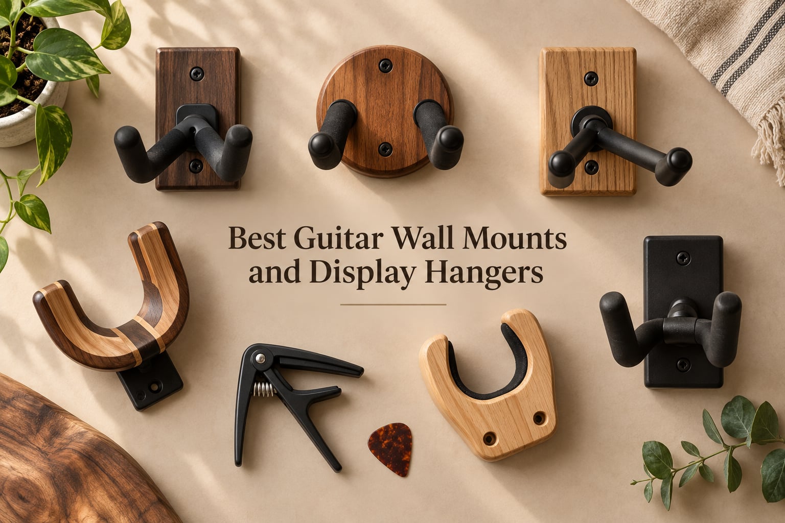 Best Guitar Wall Mounts and Display Hangers