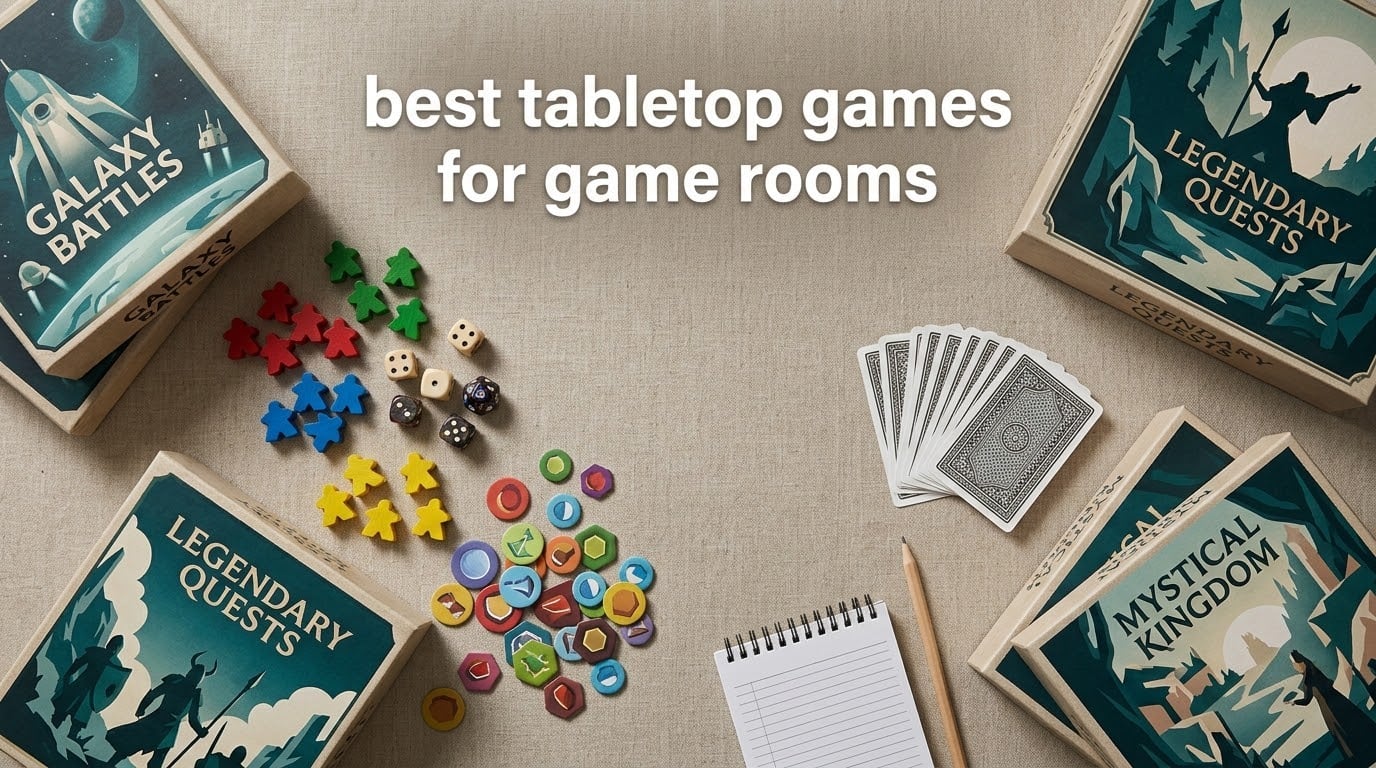 best tabletop games for game rooms