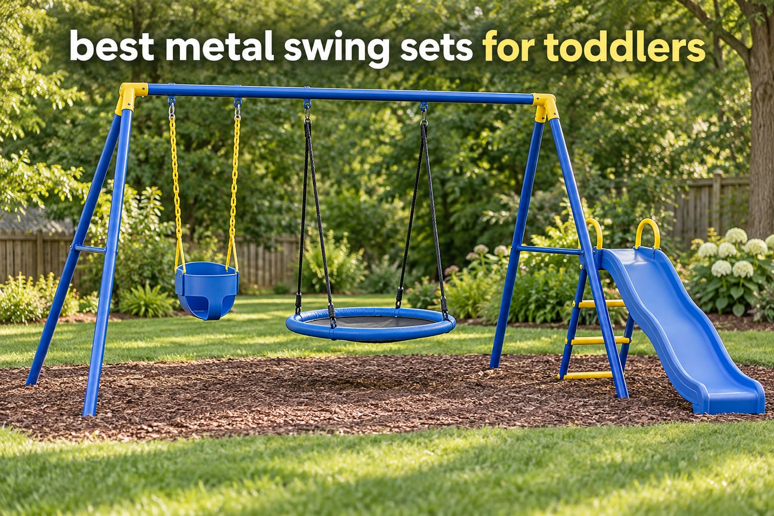 best metal swing sets for toddlers