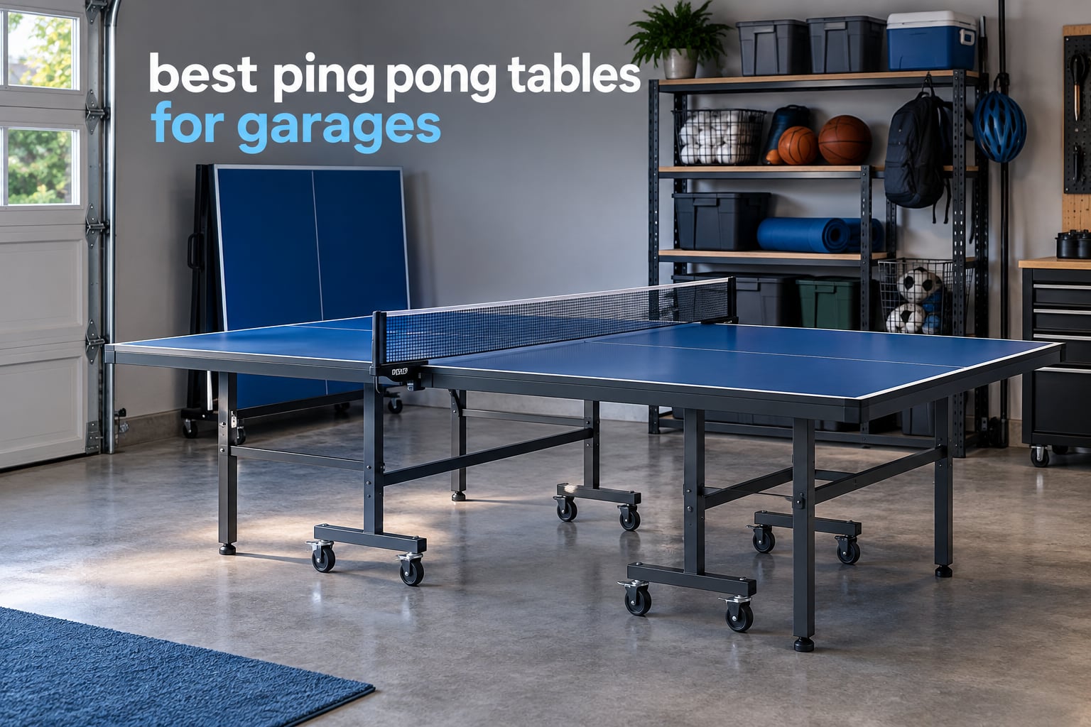 best ping pong tables for garages