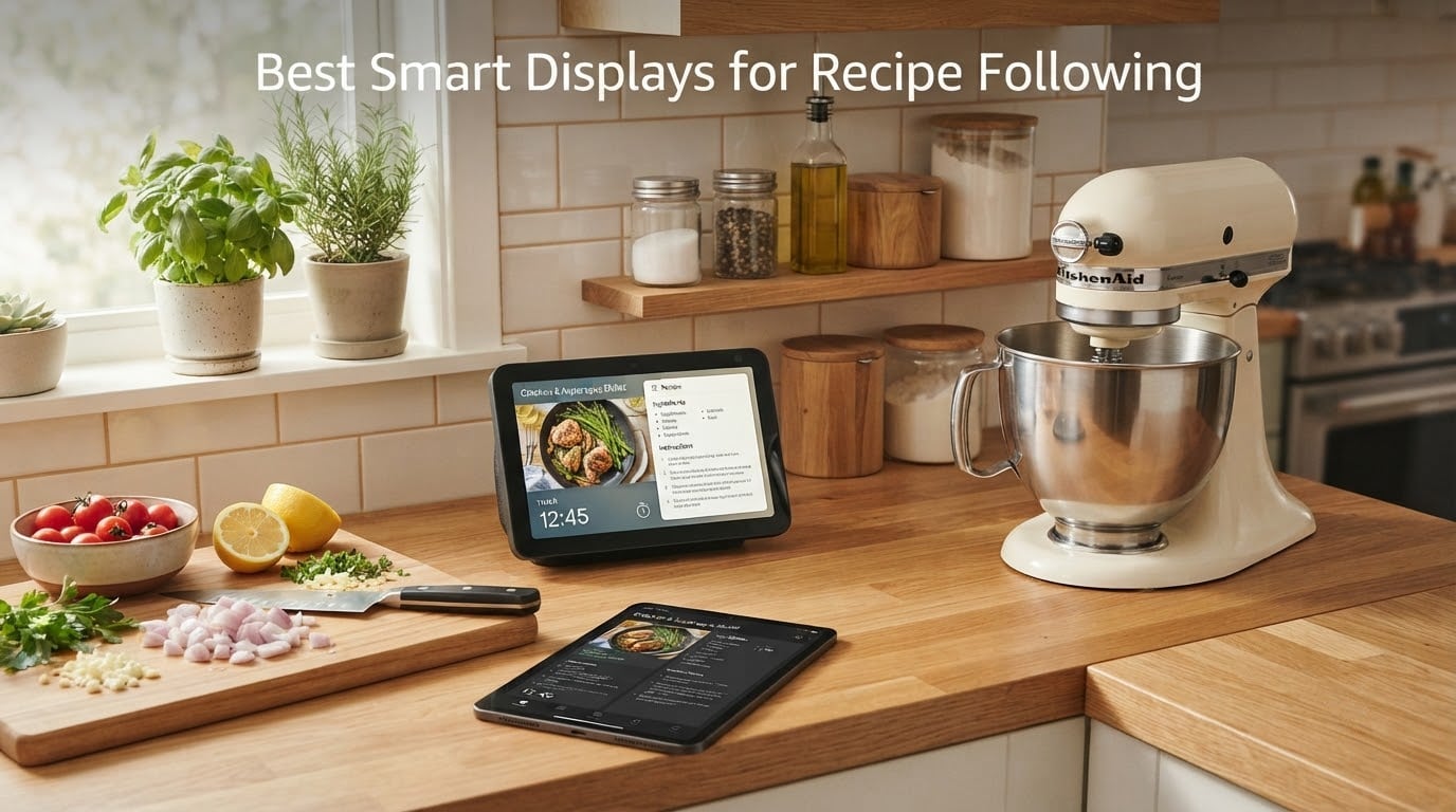 Best Smart Displays for Recipe Following