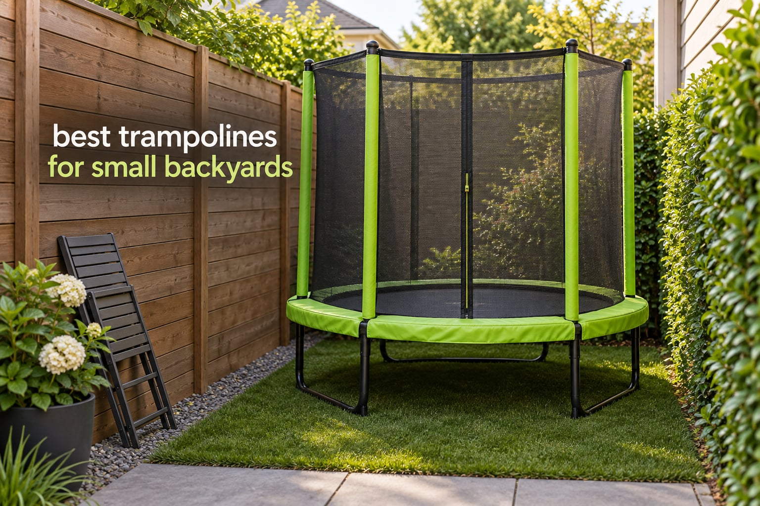 best trampolines for small backyards