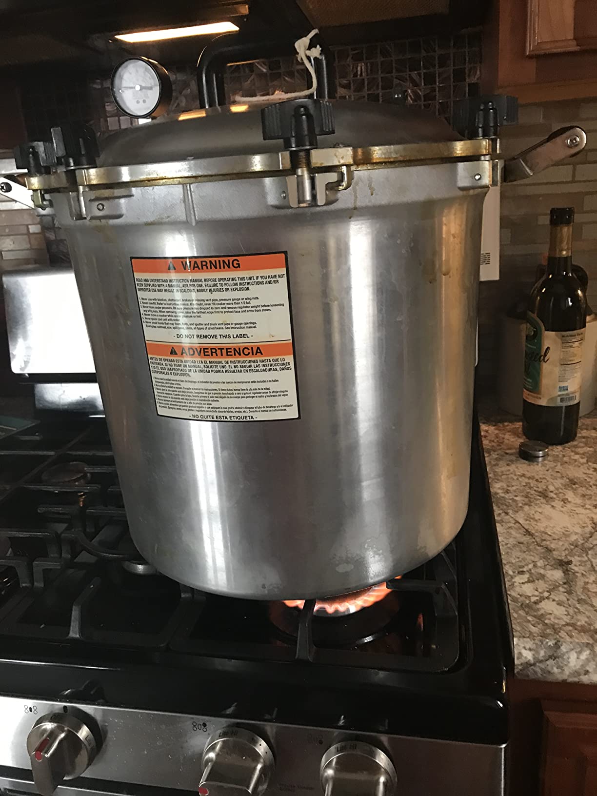 All American 1930: 25qt Pressure Cooker/Canner (The 925) - Exclusive Metal-to-Metal Sealing System - Easy to Open & Close - Suitable for Gas, Electric, or Flat Top Stoves - Made in the USA customer photo 2