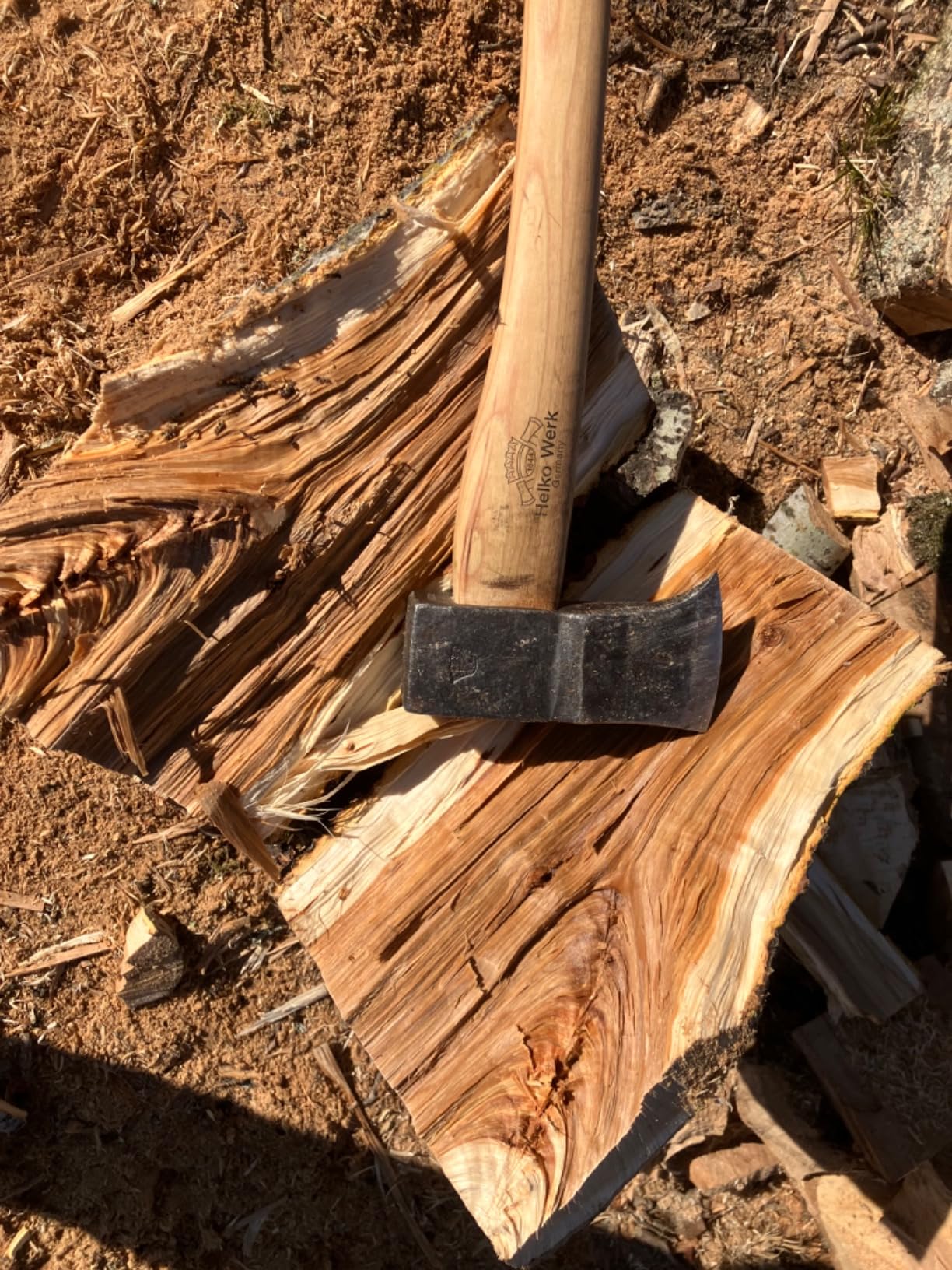 1844 Helko Werk Germany Traditional Saxon Heavy Log Splitting Axe (13588) customer photo 2