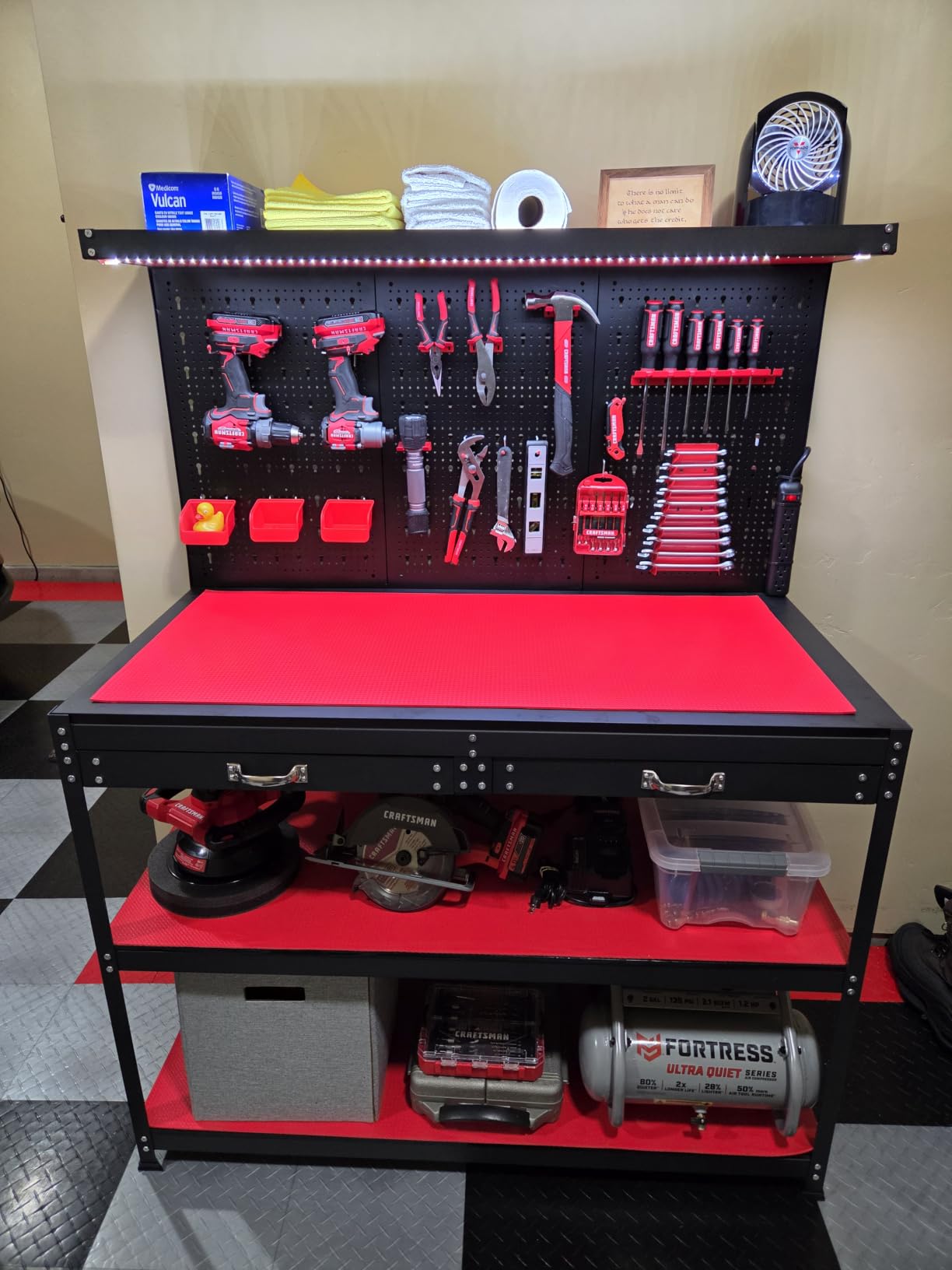 Goplus Work Bench with Storage, 48