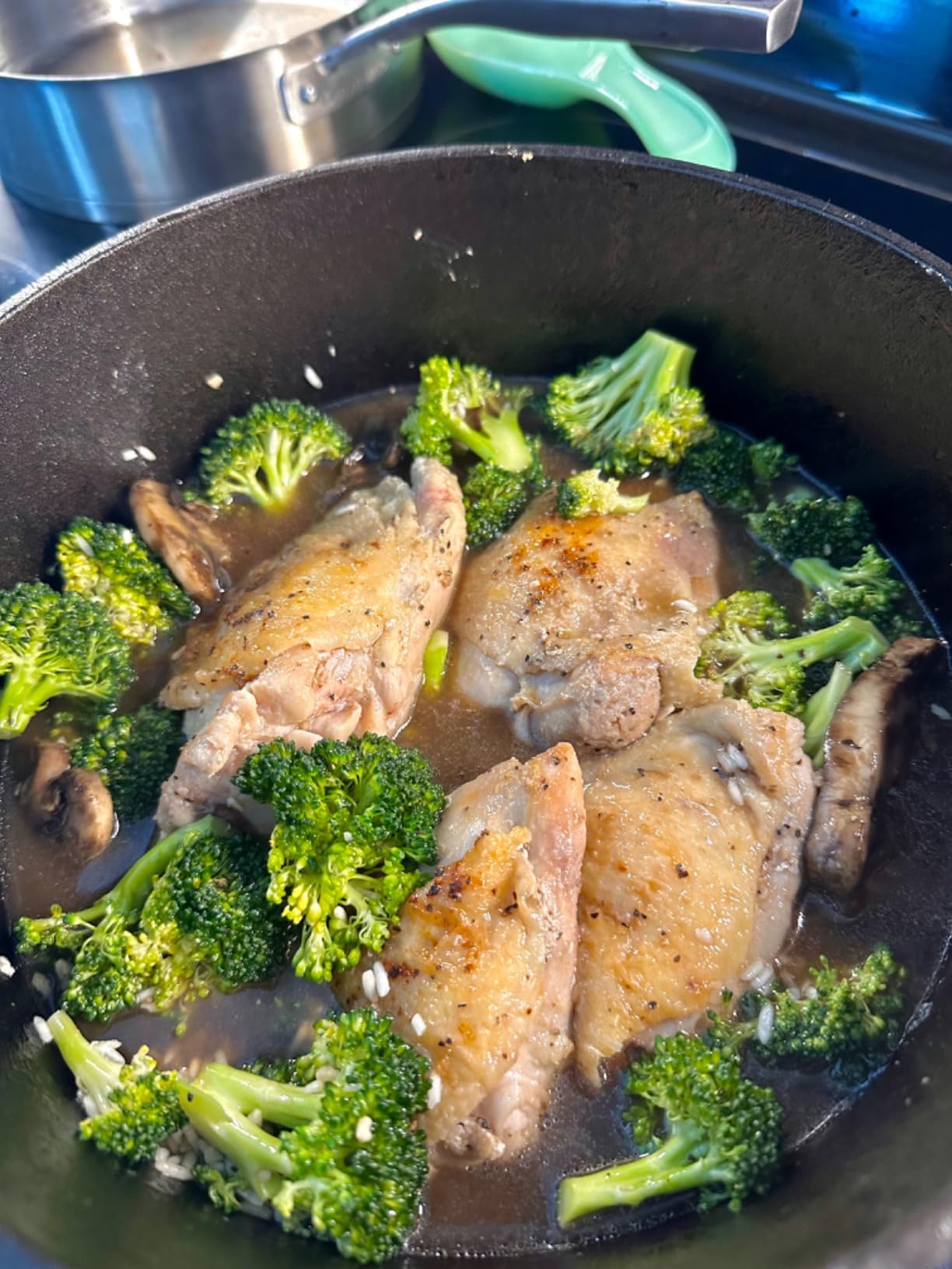 Velaze 10 QT Pre-Seasoned Cast Iron Camping Dutch Oven Pot with Lid customer photo 1