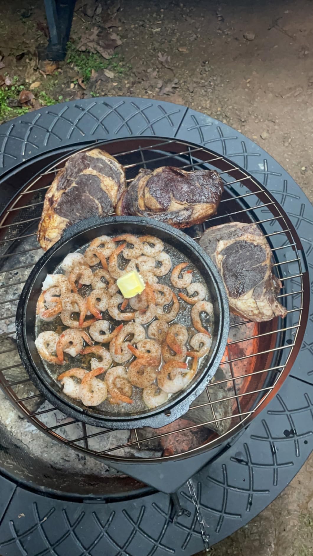 Camping Dutch Oven,12 Qt Pre-Seasoned Cast Iron Camp Dutch Oven Pot with Lid - Lid Lifter, Cast Iron Dutch Oven with Metal Handle for Cooking BBQ Baking Campfire Modern Black customer photo 2