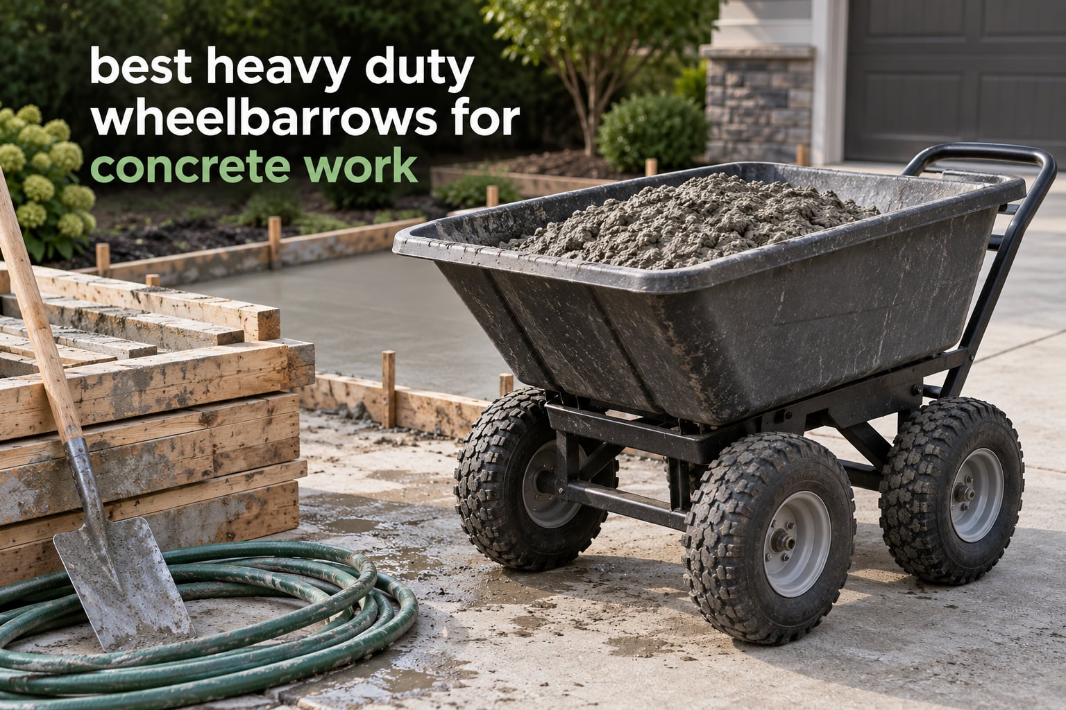 best heavy duty wheelbarrows for concrete work