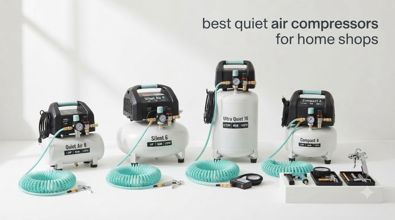 best quiet air compressors for home shops