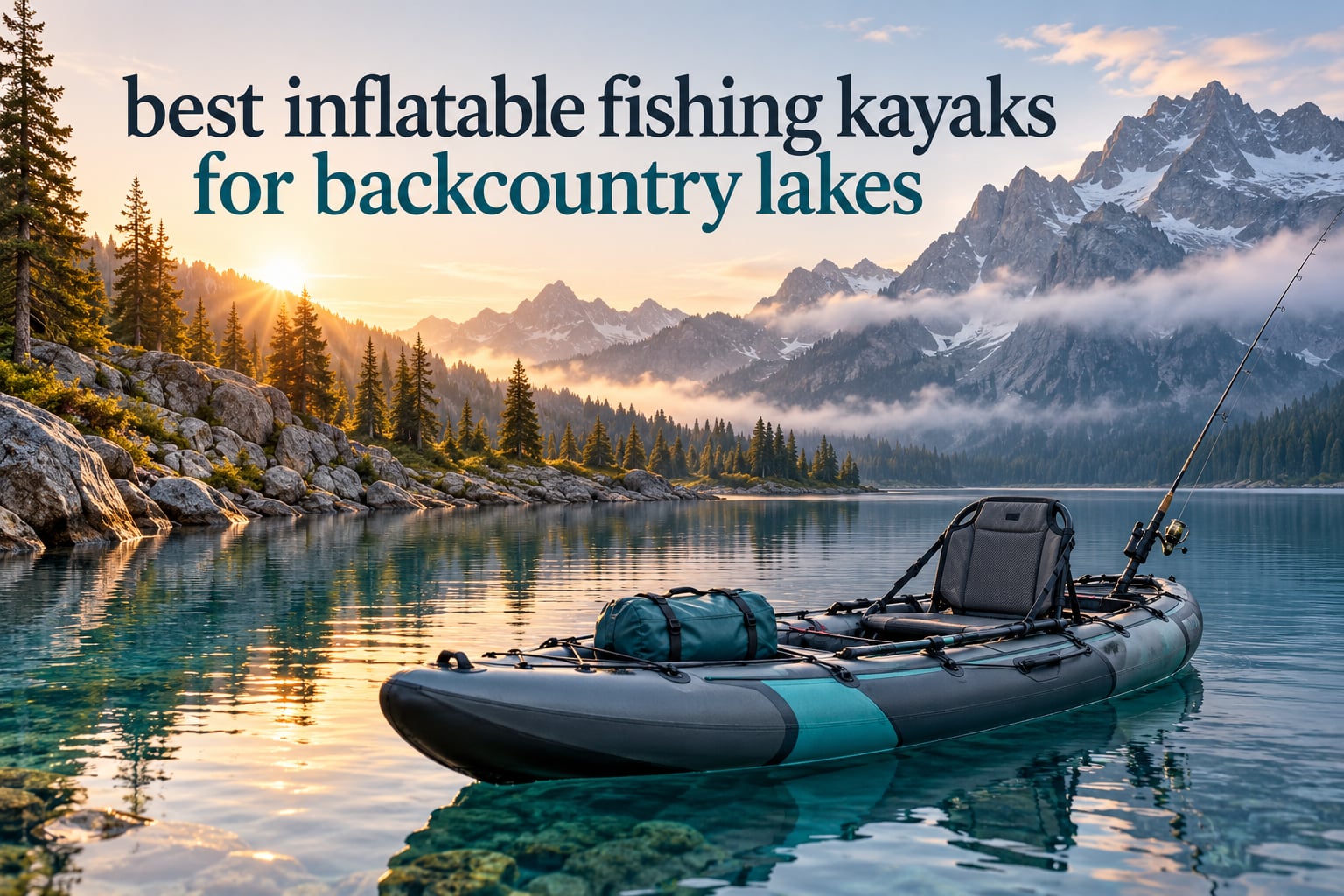 best inflatable fishing kayaks for backcountry lakes