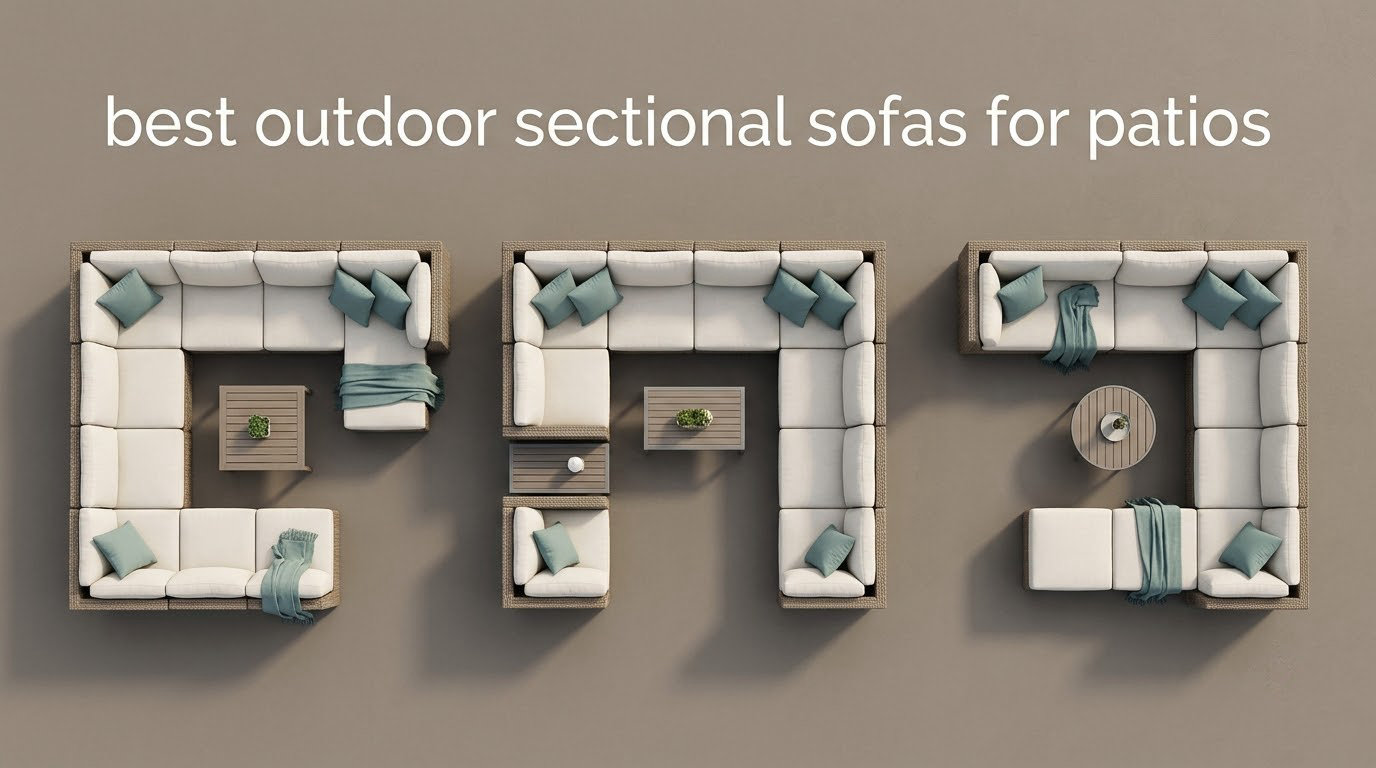best outdoor sectional sofas for patios