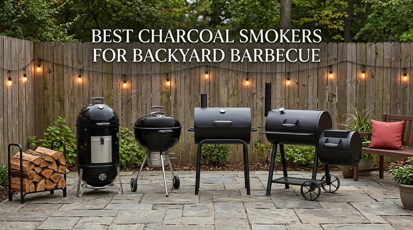 best charcoal smokers for backyard barbecue