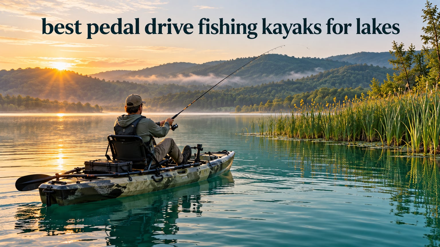 best pedal drive fishing kayaks for lakes