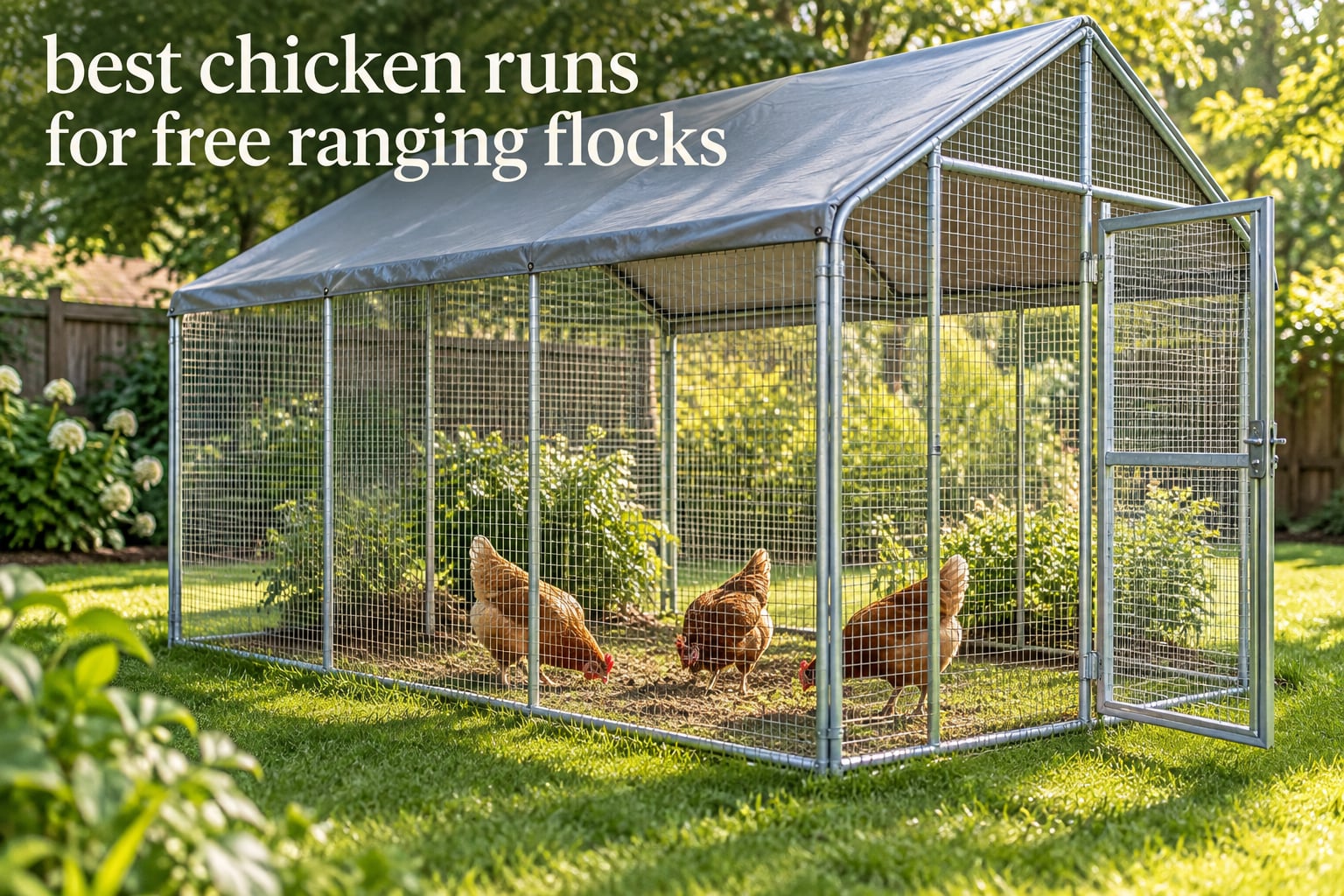 best chicken runs for free ranging flocks