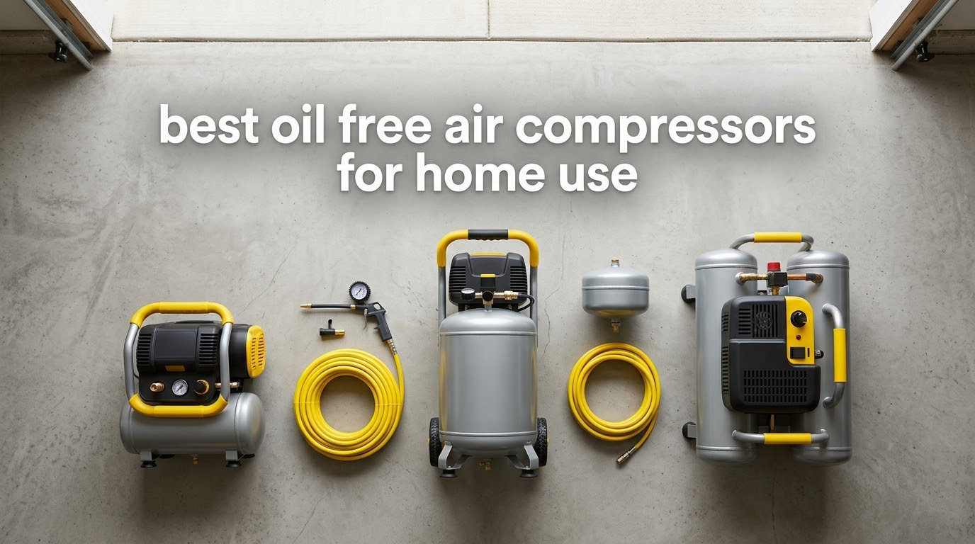 best oil free air compressors for home use