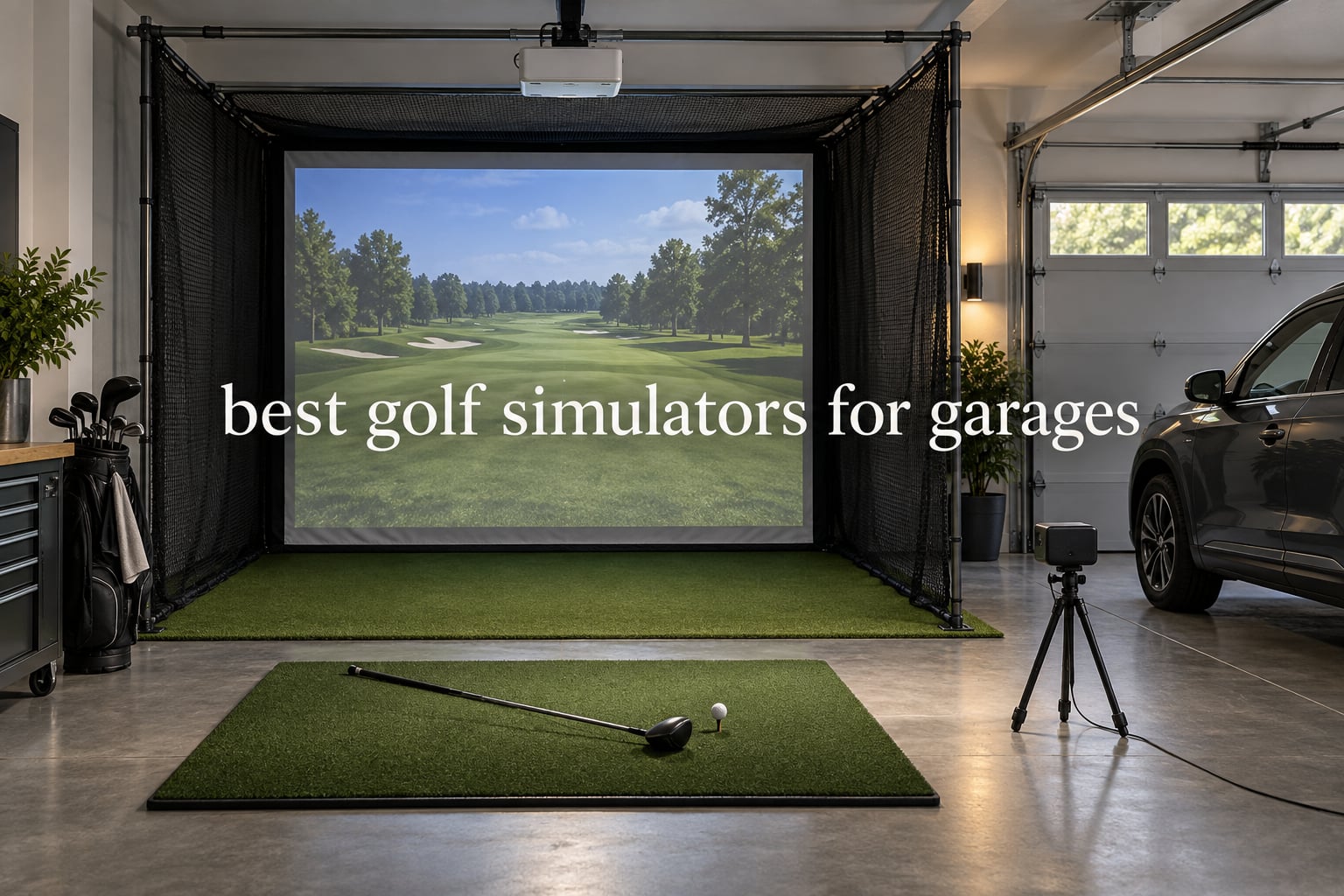 best golf simulators for garages