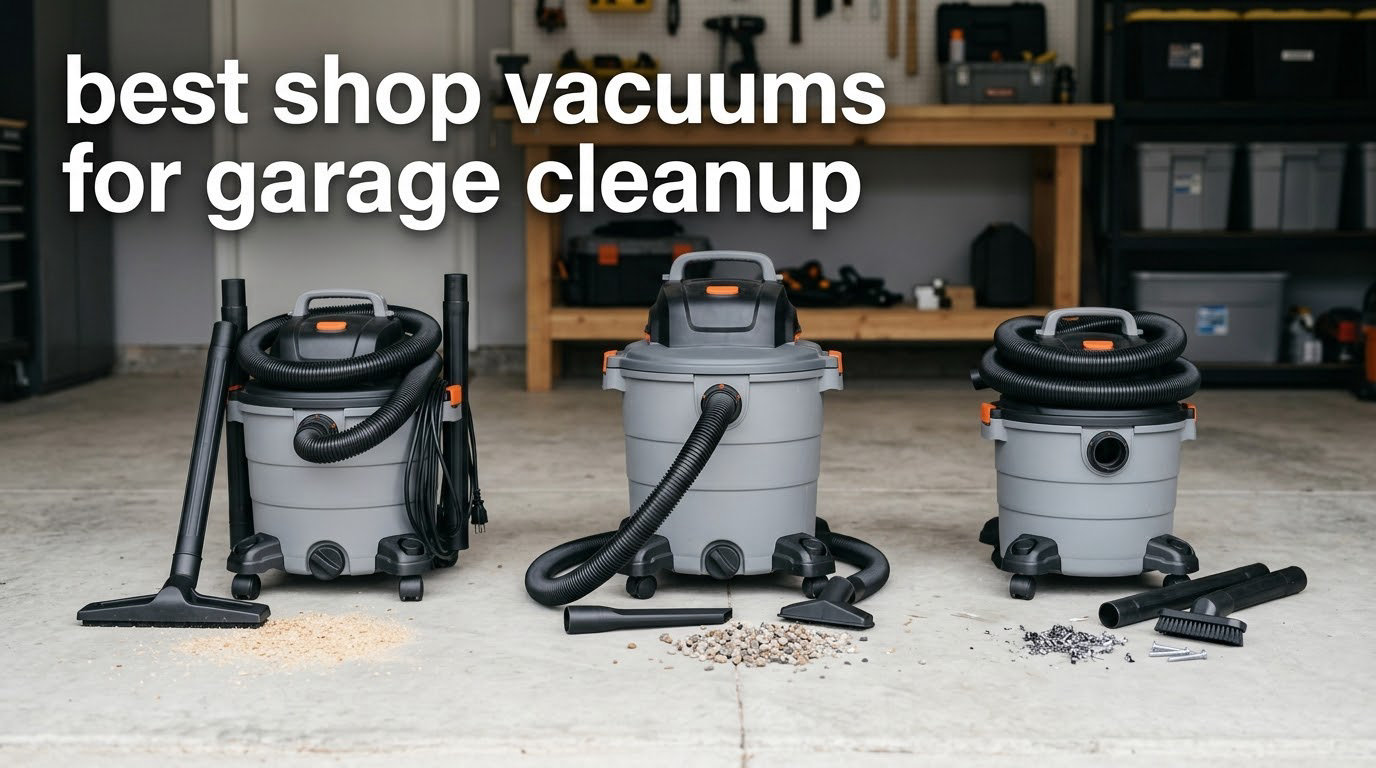 best shop vacuums for garage cleanup