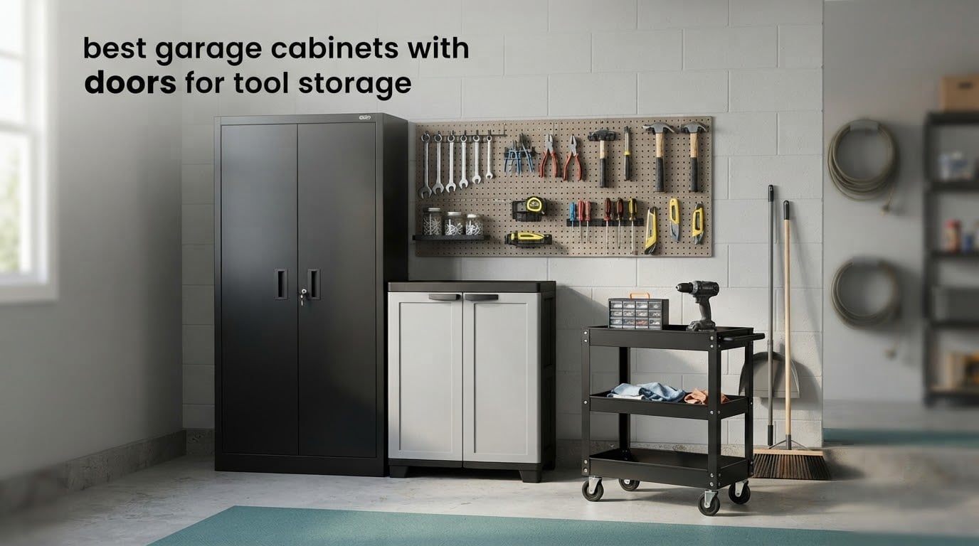 best garage cabinets with doors for tool storage