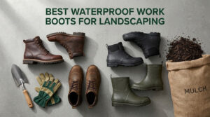 best waterproof work boots for landscaping
