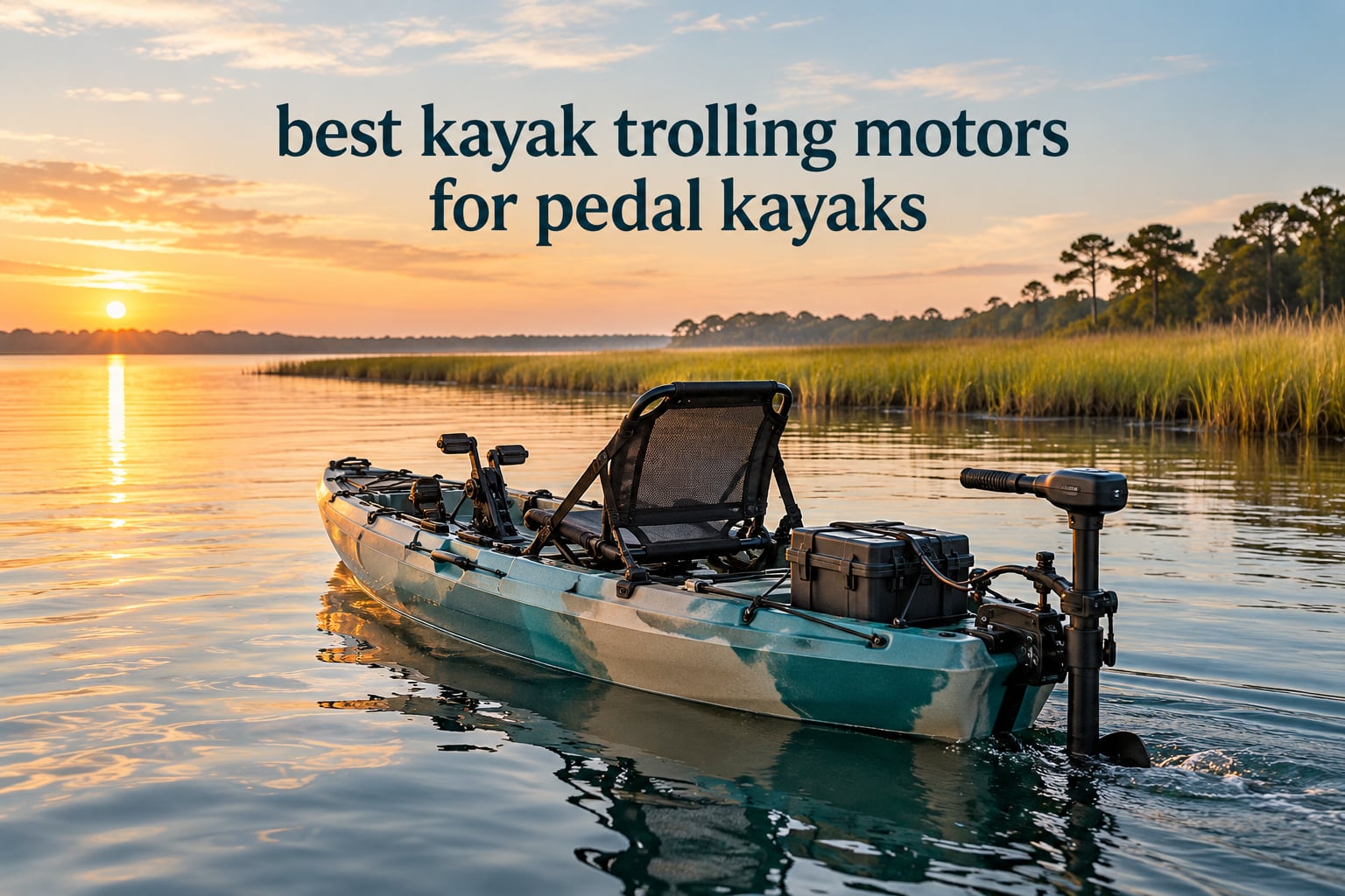 best kayak trolling motors for pedal kayaks