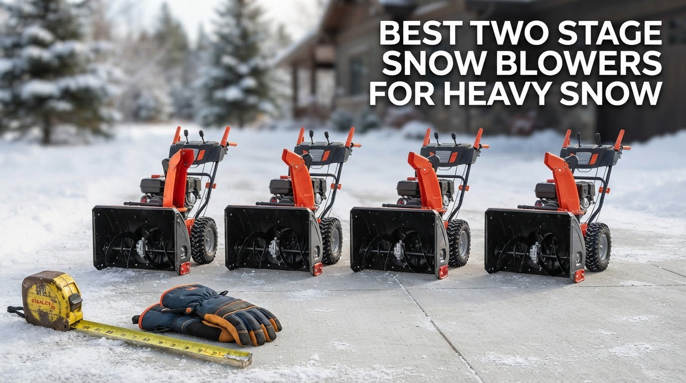 best two stage snow blowers for heavy snow