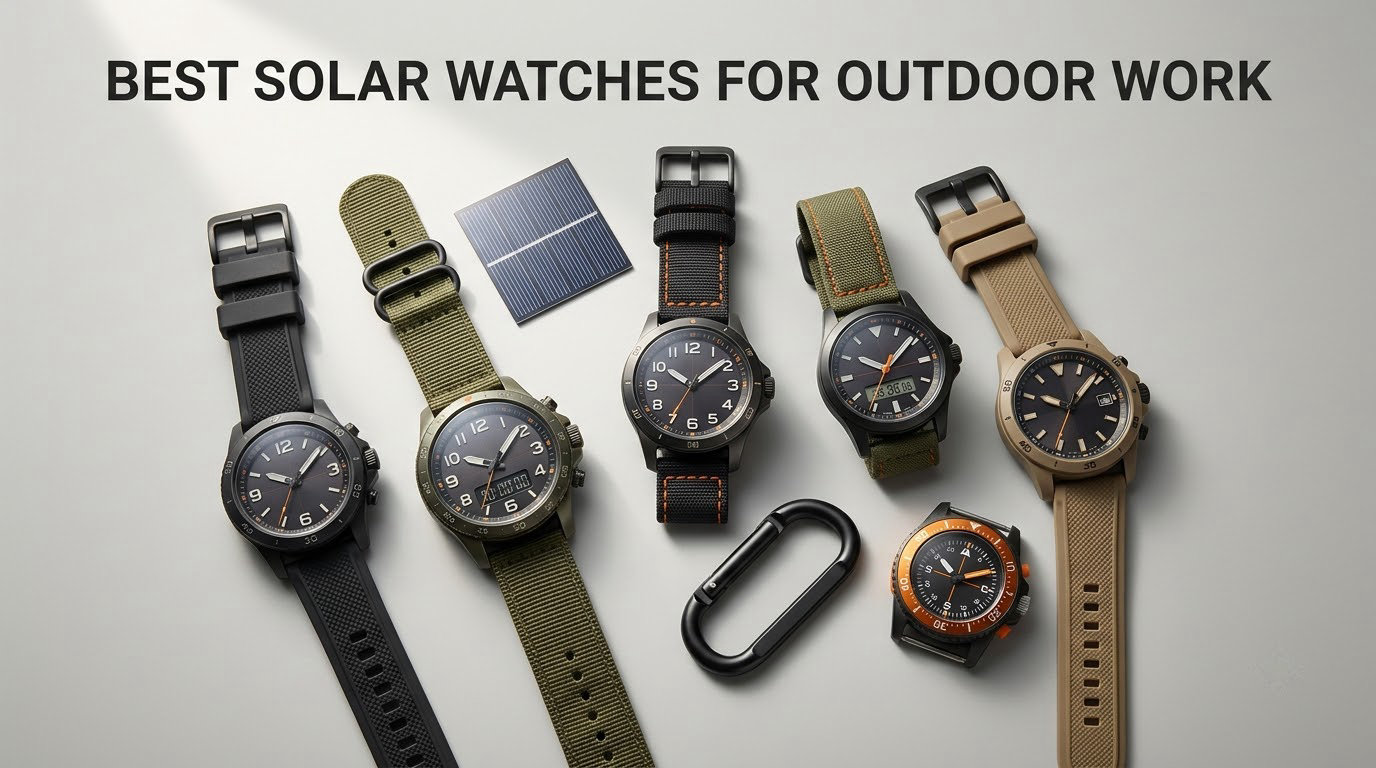 best solar watches for outdoor work