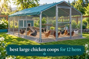 best large chicken coops for 12 hens