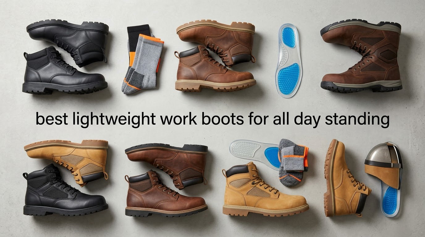 best lightweight work boots for all day standing