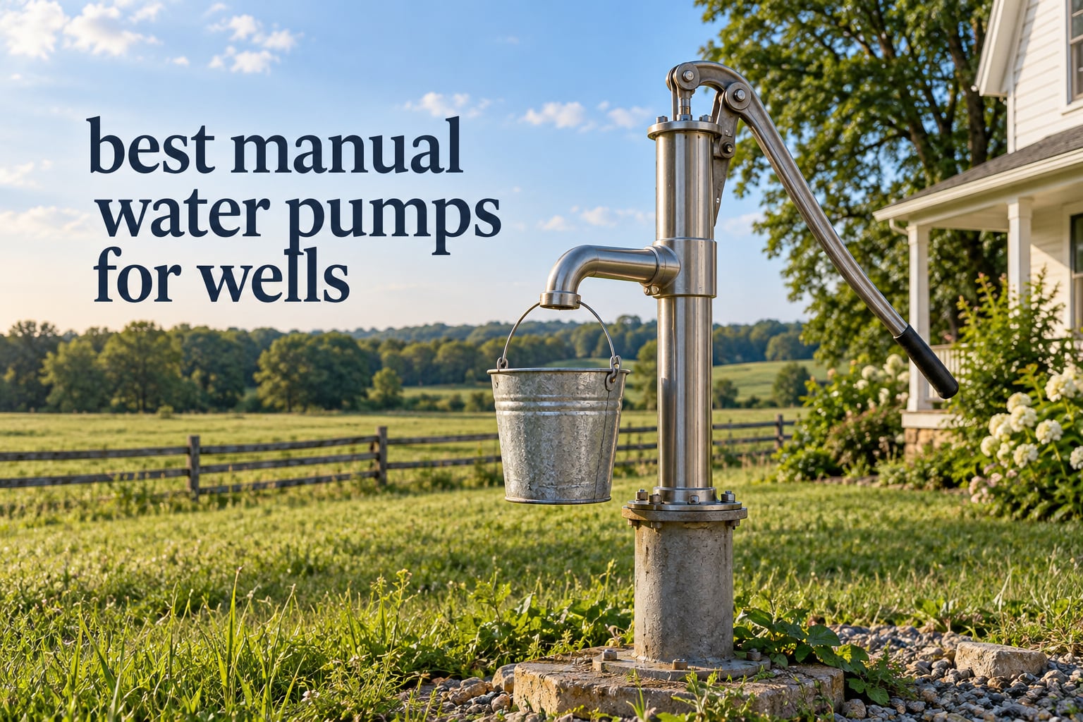 best manual water pumps for wells