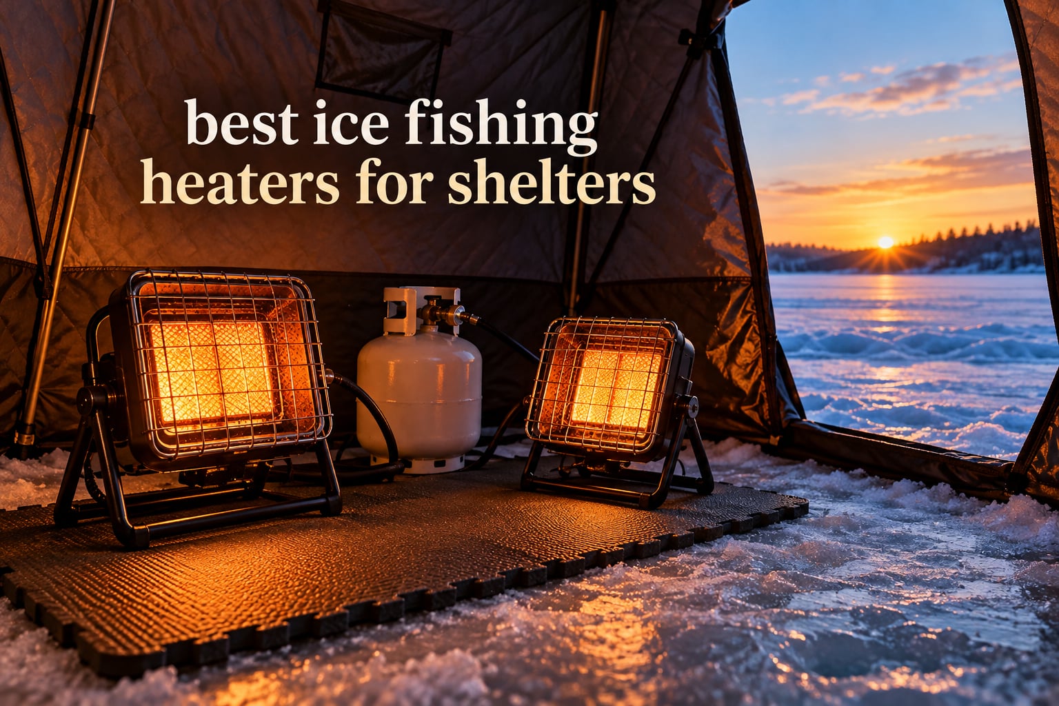 best ice fishing heaters for shelters