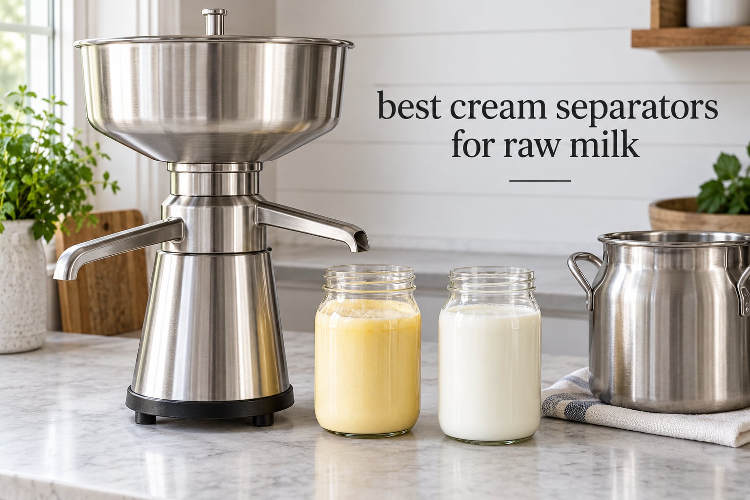 best cream separators for raw milk