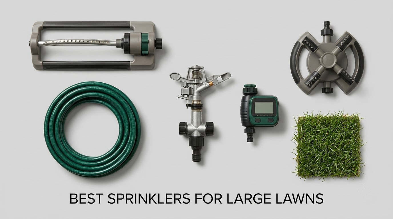 best sprinklers for large lawns
