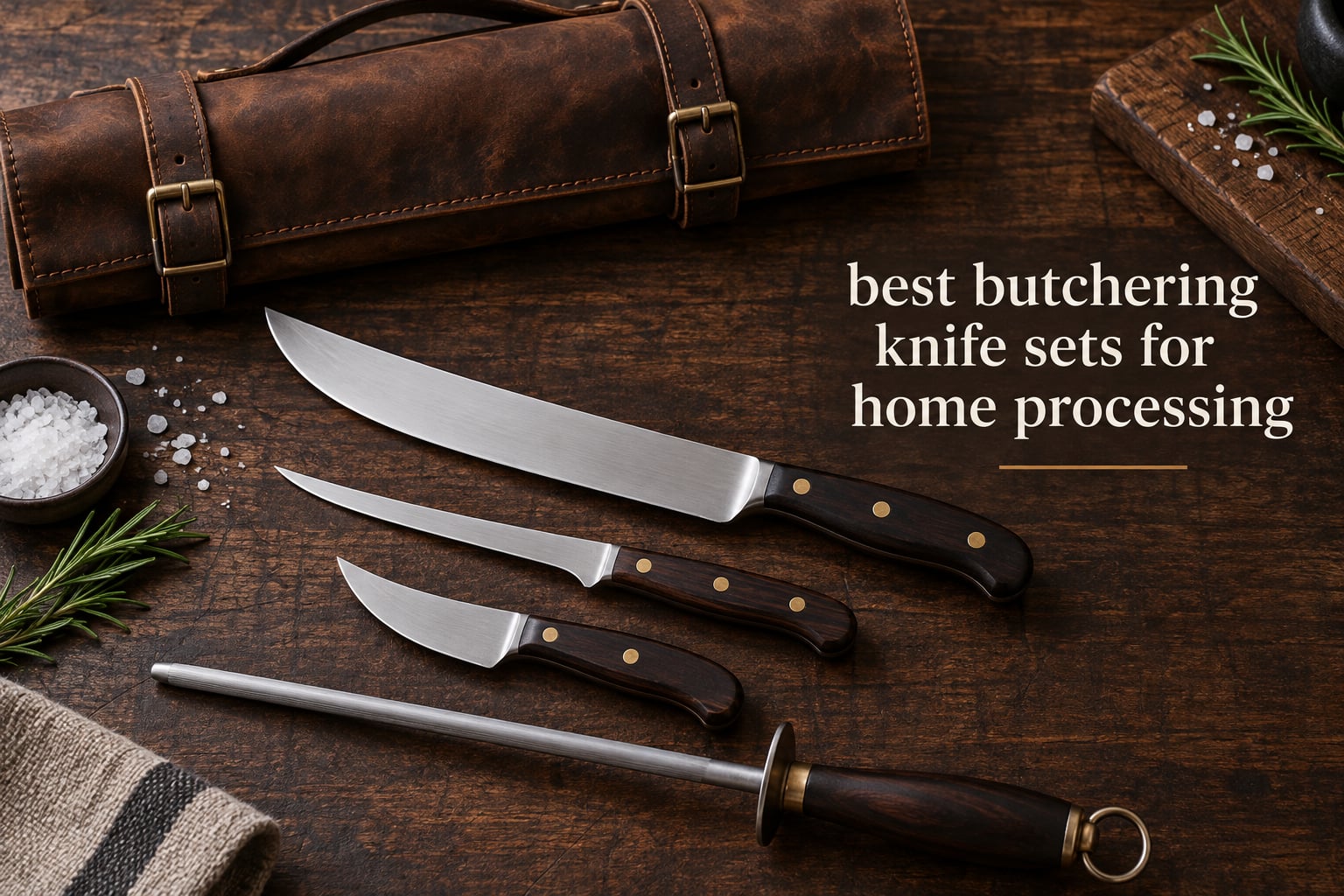 best butchering knife sets for home processing