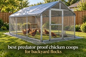 best predator proof chicken coops for backyard flocks