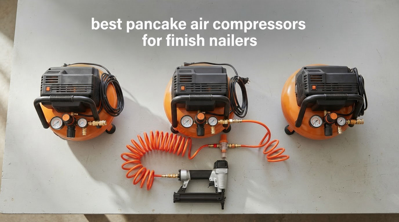 best pancake air compressors for finish nailers