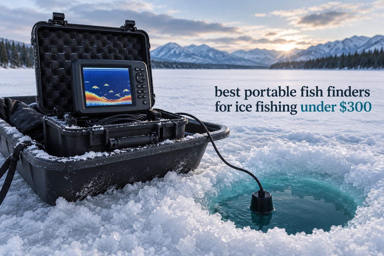 best portable fish finders for ice fishing under $300