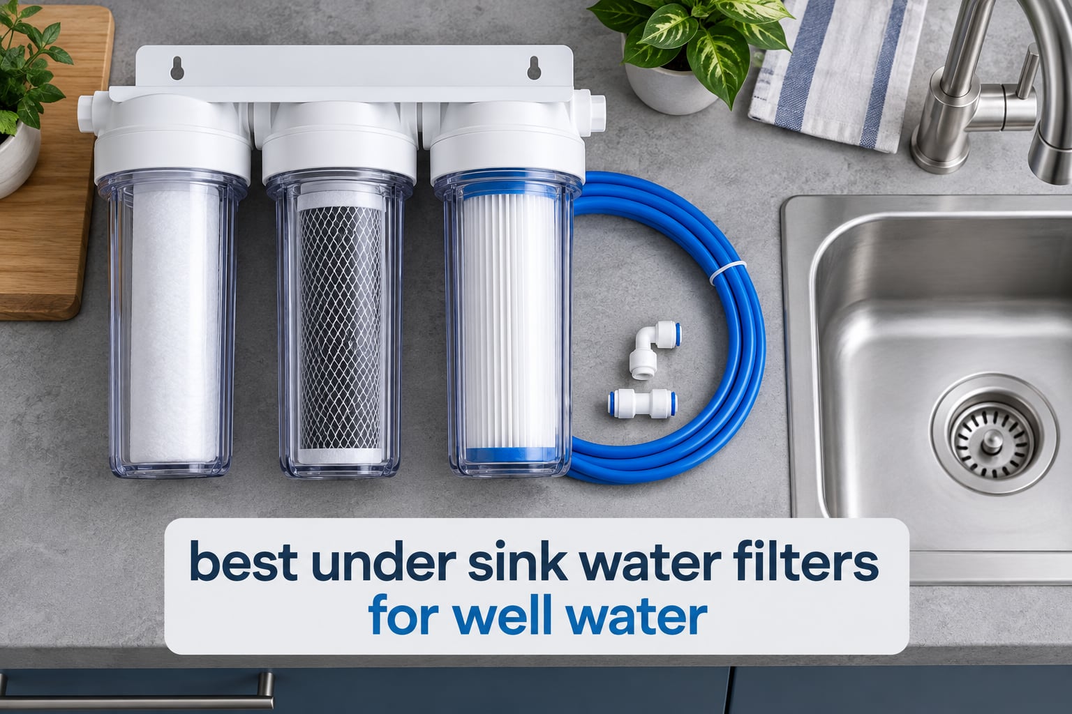 best under sink water filters for well water