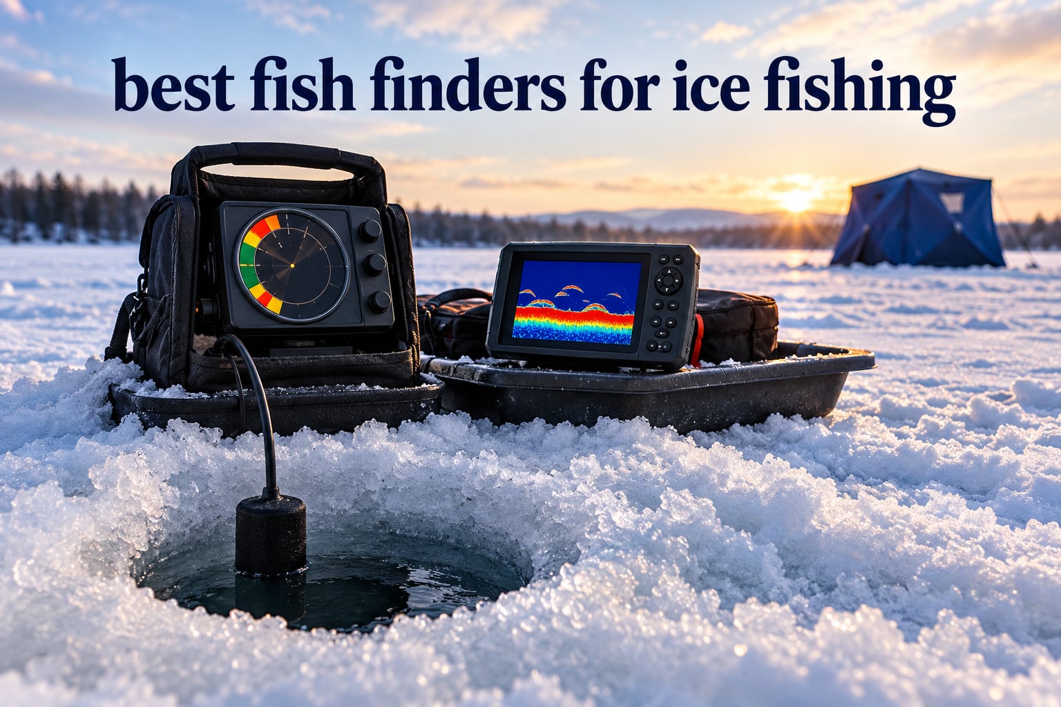 best fish finders for ice fishing