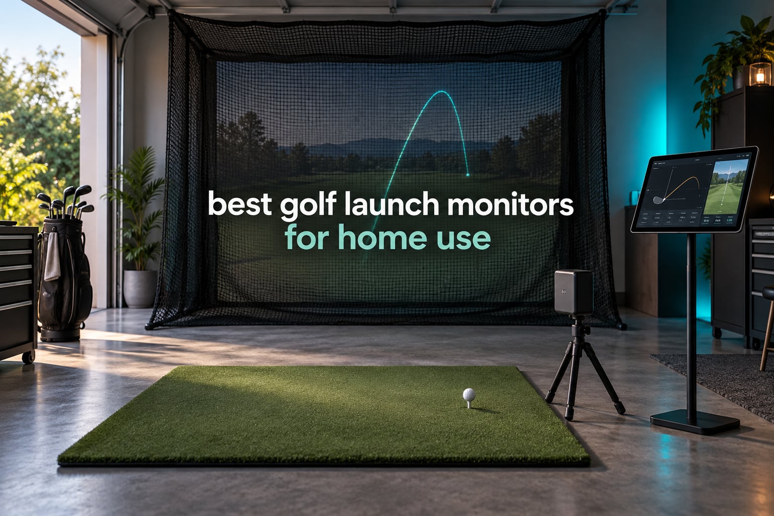 best golf launch monitors for home use