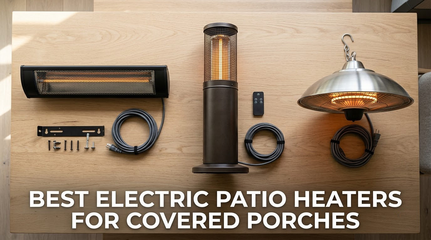 best electric patio heaters for covered porches