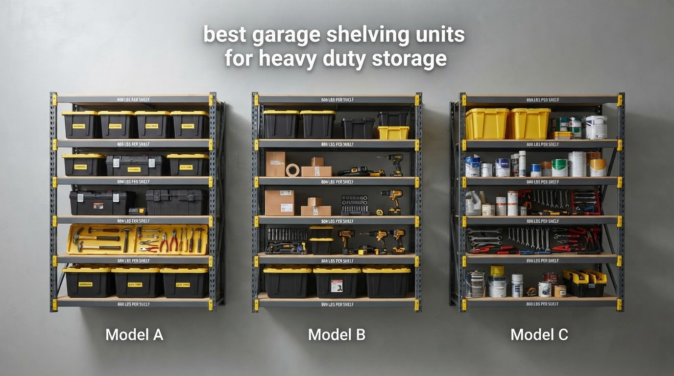 best garage shelving units for heavy duty storage