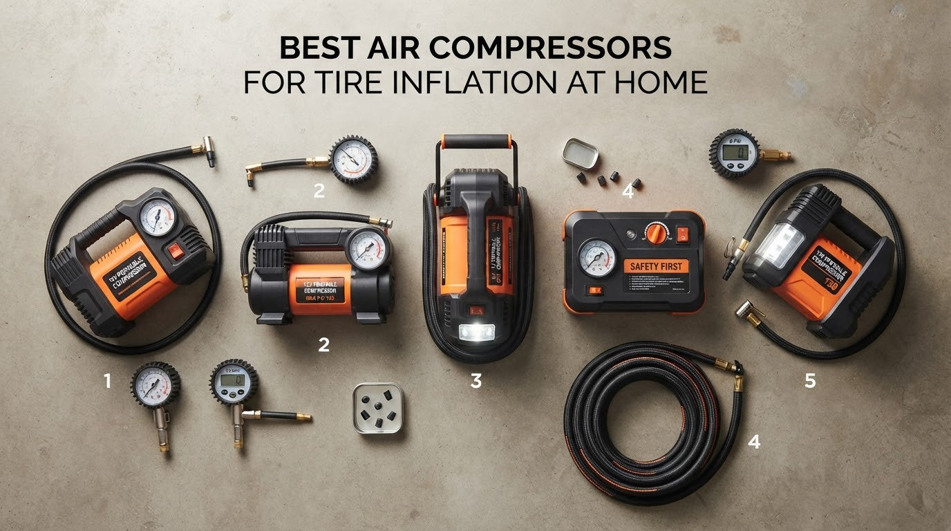 best air compressors for tire inflation at home
